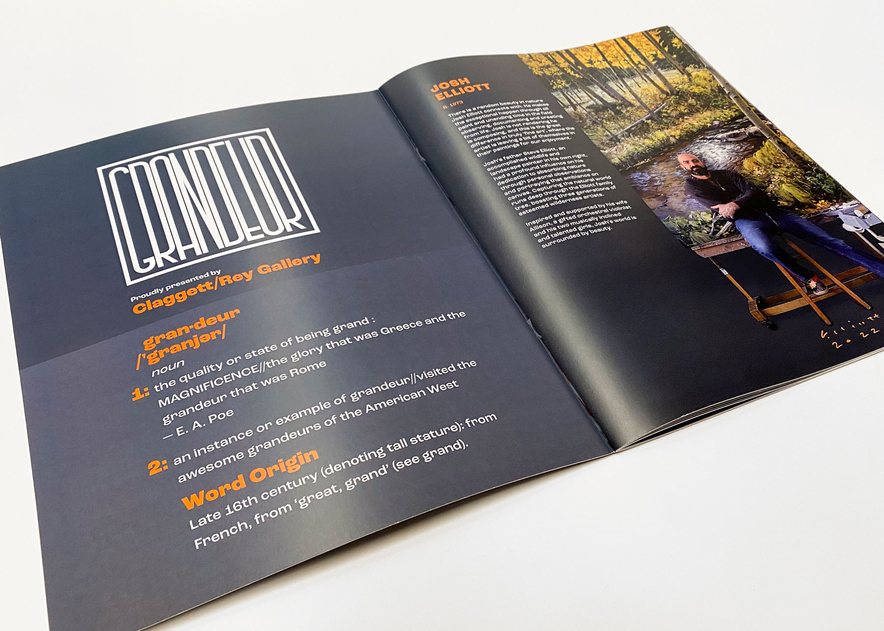 The Opening spread, featuring Josh Elliott.