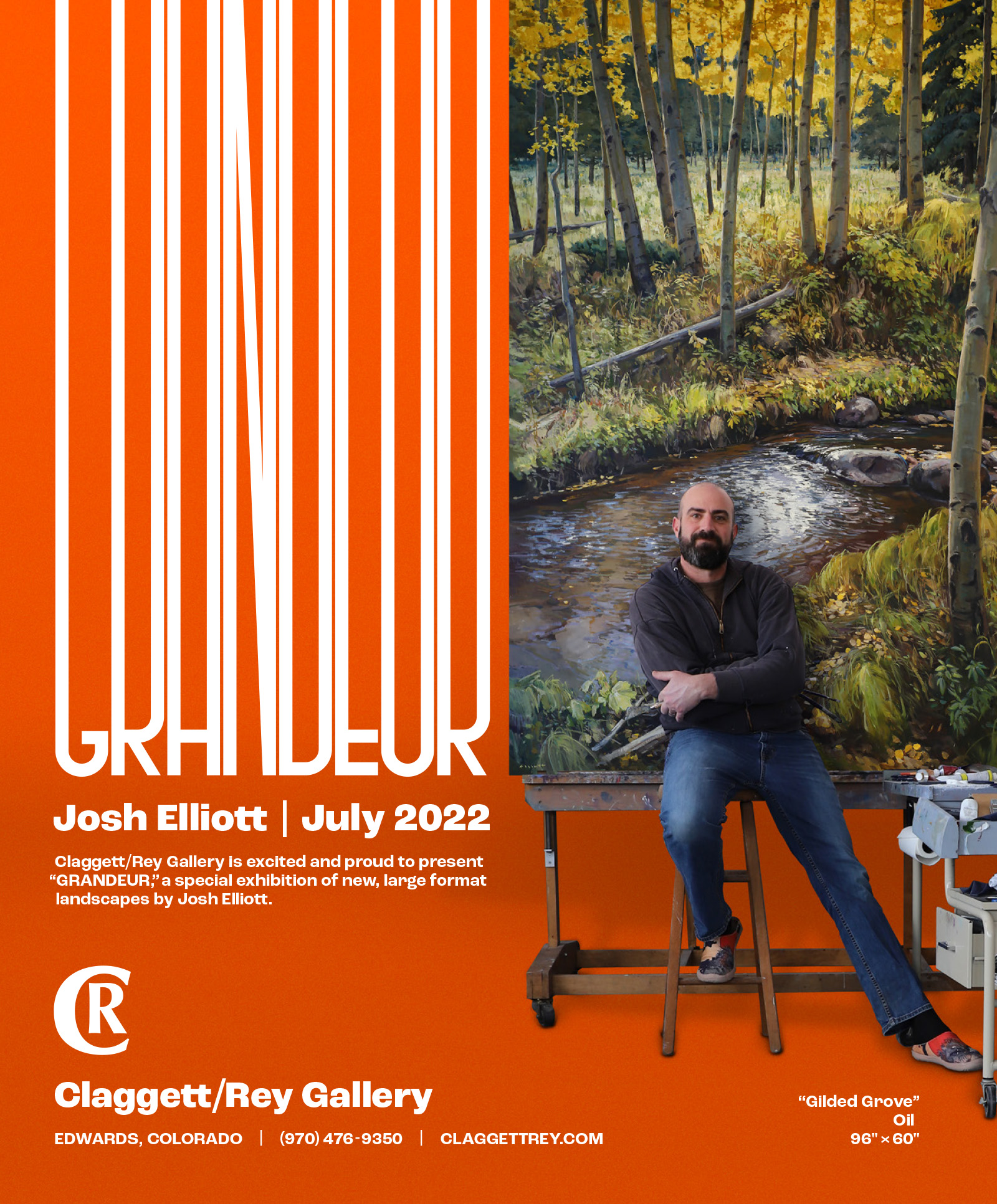 An advertisment featured in Fine Art Connoisseur