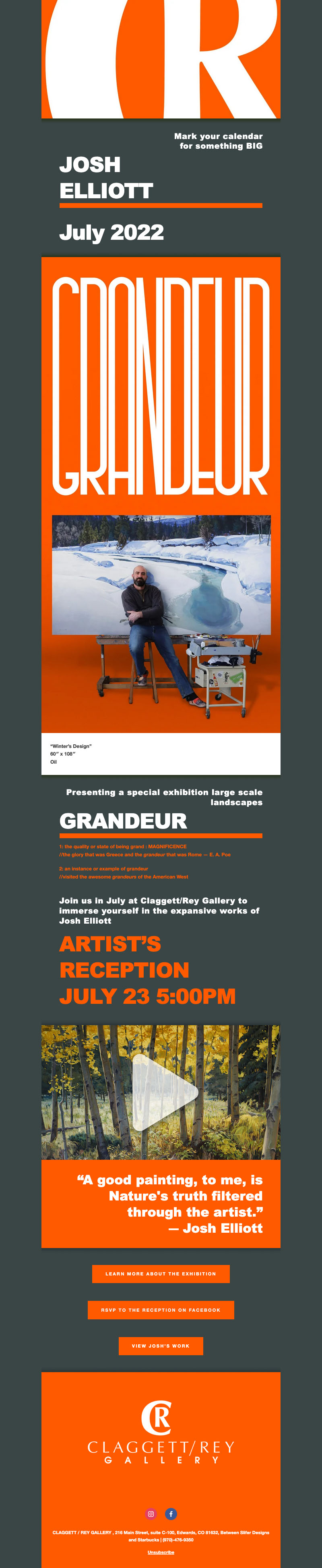 Lanny Grant paintings features in the gallery.