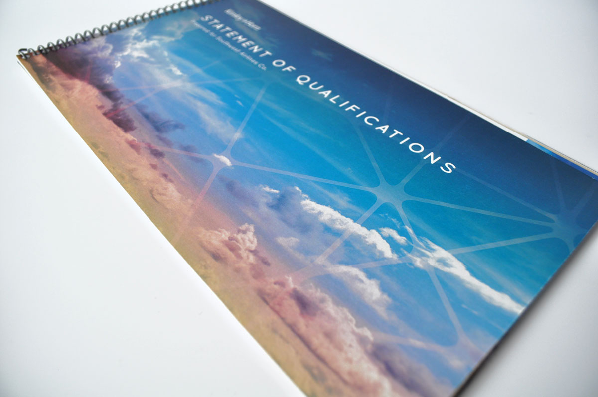 The cover for a special submittal designed and created for Southwest airlines.