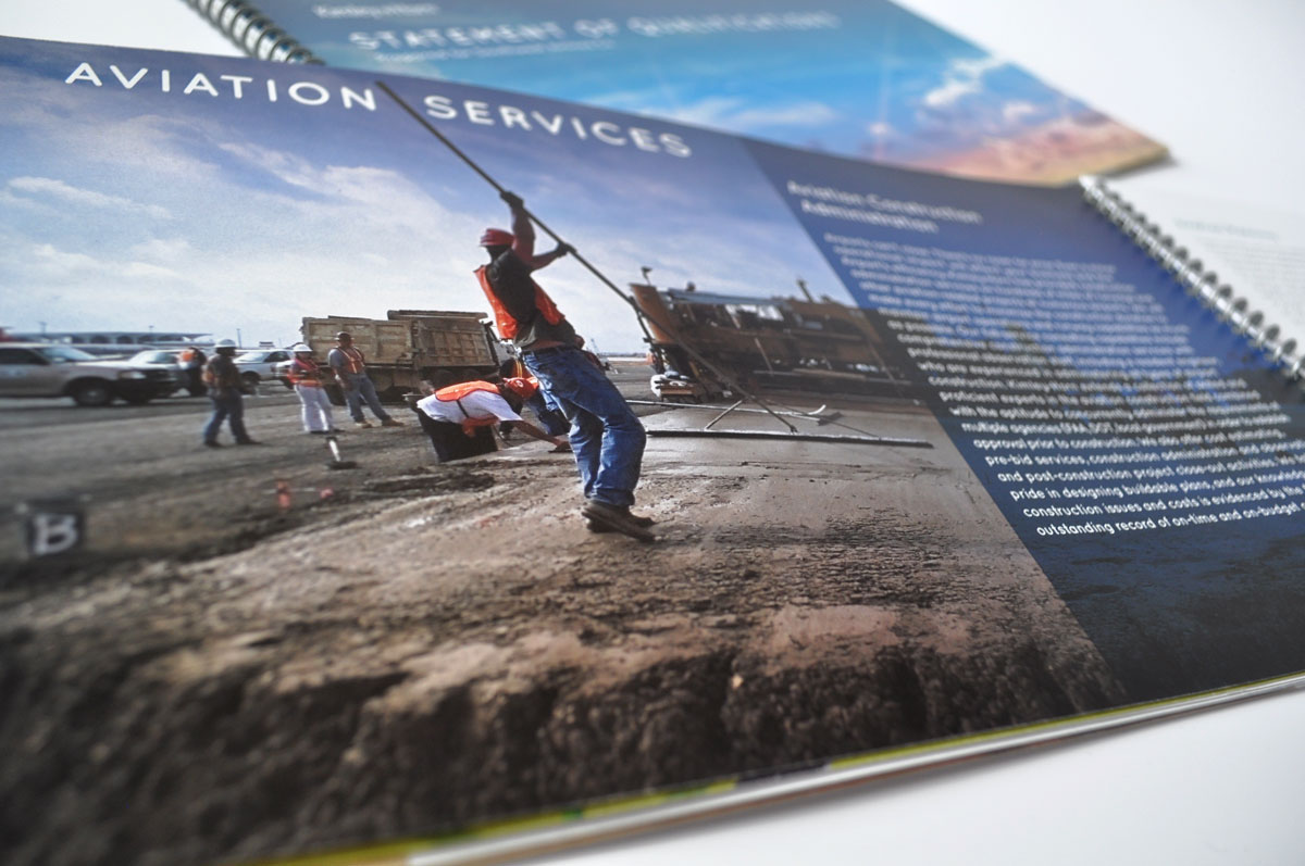 Southwest Airlines Submittal: A page with information about Kimley-Horn's aviation services.