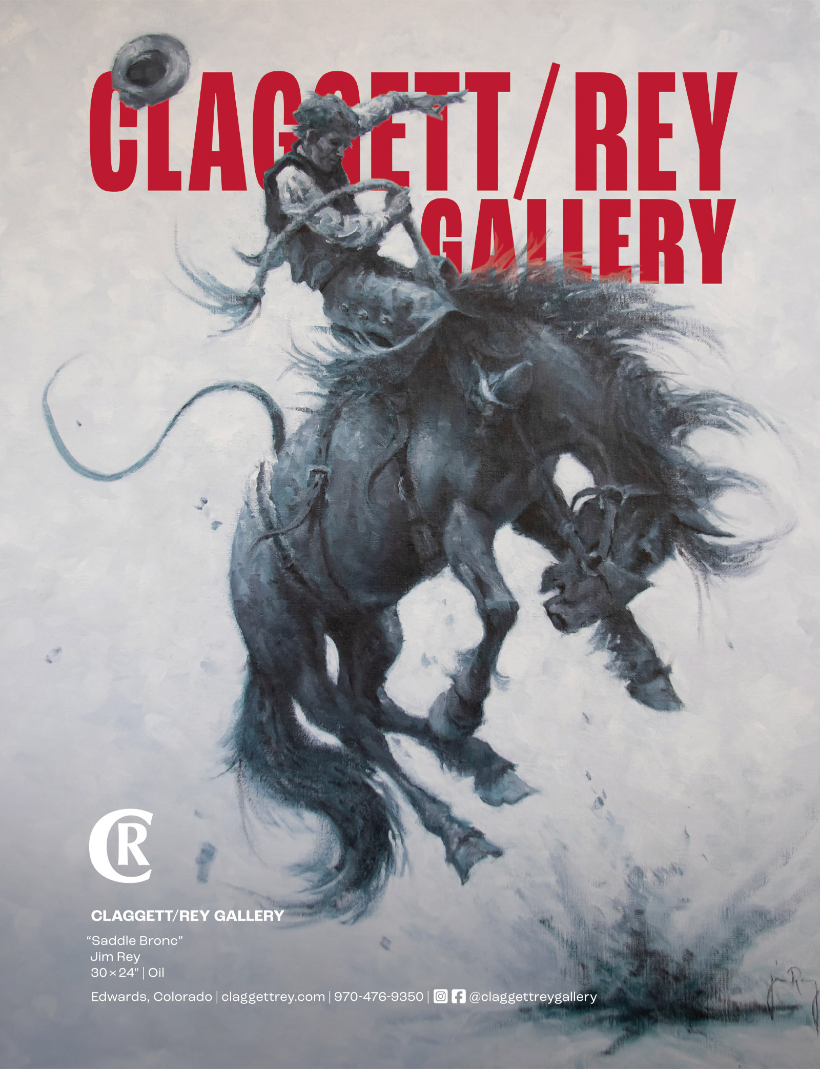 An ad featuring the art of Jim Rey